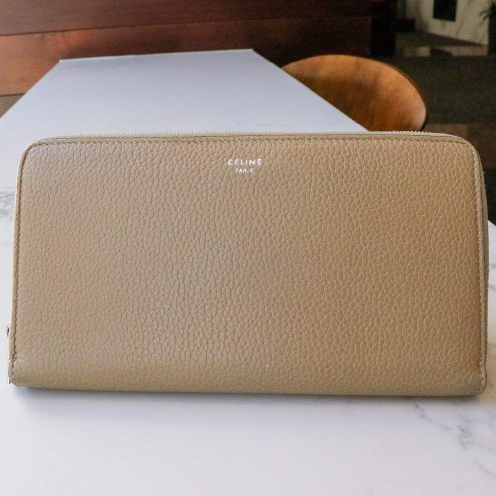 CELINE Wallet in Taupe Great Used Condition